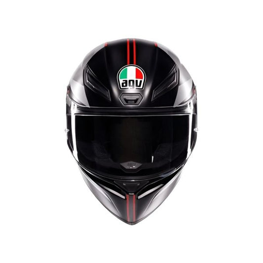 Casco Integral AGV K1 S E2206 Lap Matt Black/Grey/Red - Homologado ECE 22.06 - URA Moto