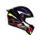Casco Integral AGV K1 S E2206 Fastlap Black/Purple/Pink - Homologado ECE 22.06 - URA Moto
