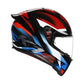Casco Integral AGV K1 S E2206 Fastlap Black/Red/Blue - Homologado ECE 22.06 - URA Moto