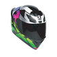 Casco Integral AGV K1 S E2206 Punkpulse Black/Purple/Lime - Homologado ECE 22.06 - URA Moto