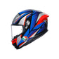Casco Moto AGV K6 S AGV E2206 SLASHCUT BLACK/BLUE/RED - URA Moto