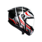 Casco Integral AGV K6 S Karve Matt Black/White/Red E2206 ECE 22.06 - URA Moto