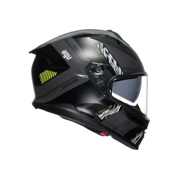 Casco Integral AGV K7 E2206 MPLK Kyber Matt Grey/Yellow Fluo - ECE 22.06 - URA Moto