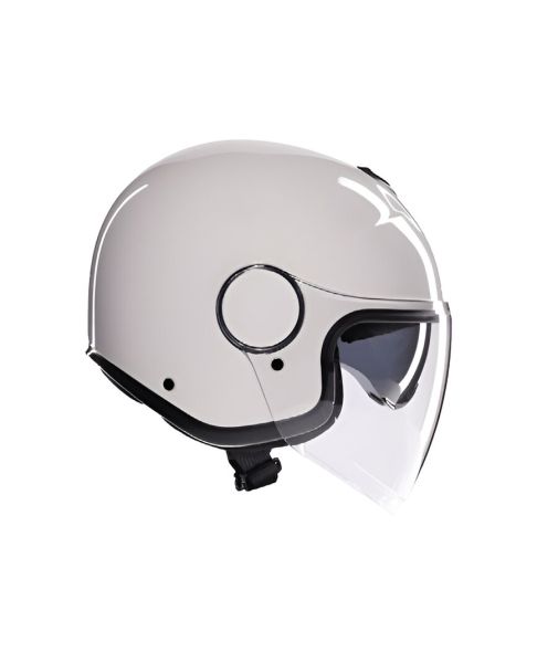 Casco Jet AGV Eteres E2206 Mono Materia White - Homologado ECE 22.06 - URA Moto