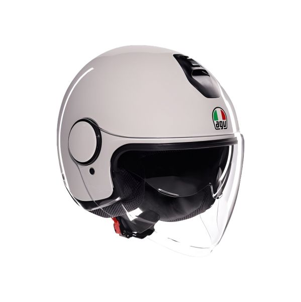 Casco Jet AGV Eteres E2206 Mono Materia White - Homologado ECE 22.06 - URA Moto