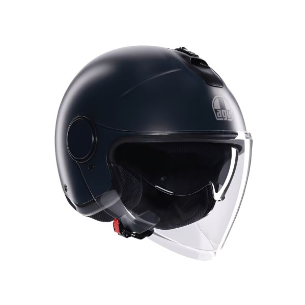 Casco Jet AGV Eteres E2206 Mono Matt Black - Homologado ECE 22.06 - URA Moto