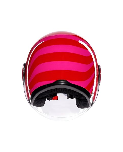 Casco Jet AGV Eteres E2206 Tropea Red/Pink - Homologado ECE 22.06 - URA Moto