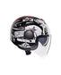Casco Jet AGV Eteres E2206 History Matt Black/White/Red - Homologado ECE 22.06 - URA Moto