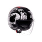 Casco Jet AGV Eteres E2206 History Matt Black/White/Red - Homologado ECE 22.06 - URA Moto