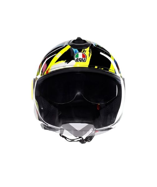 Casco Jet AGV Eteres E2206 Rossi Winter Test 2019 - Homologado ECE 22.06 - URA Moto