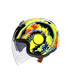Casco Jet AGV Eteres E2206 Rossi Winter Test 2019 - Homologado ECE 22.06 - URA Moto