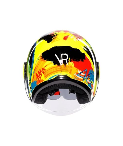 Casco Jet AGV Eteres E2206 Rossi Winter Test 2019 - Homologado ECE 22.06 - URA Moto
