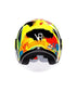 Casco Jet AGV Eteres E2206 Rossi Winter Test 2019 - Homologado ECE 22.06 - URA Moto