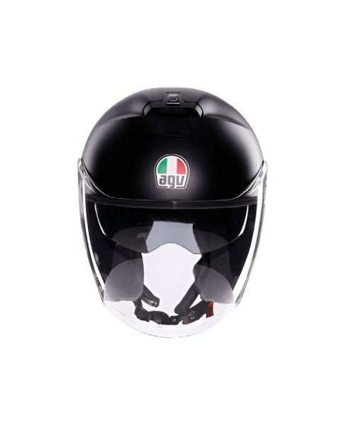 Casco Jet AGV Irides E2206 Mono Matt Black - Homologado ECE 22.06 - URA Moto
