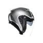Casco Jet AGV Irides E2206 Trieste Matt Black/White/Red - Homologado ECE2206 - URA Moto