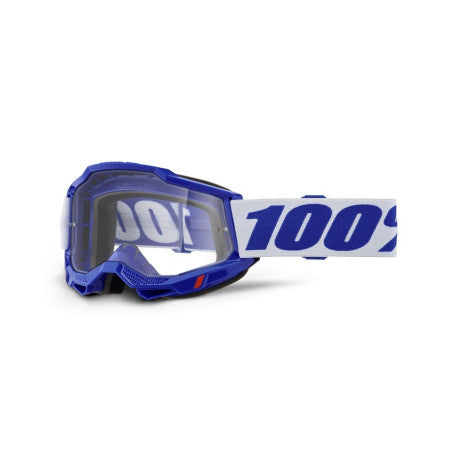 Gafas 100% Accuri 2 M2 Azul/Transparente - Protección Enduro MX - URA Moto