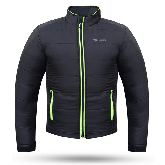 Chaqueta Moto Soft Degend Negro-Fluor