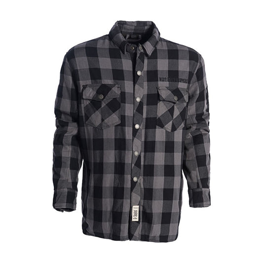 Camisa Kevlar West Coast Choppers Dominator Gris-Negro - URA Moto