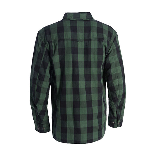 Camisa Kevlar West Coast Choppers Dominator Verde-Negro - URA Moto