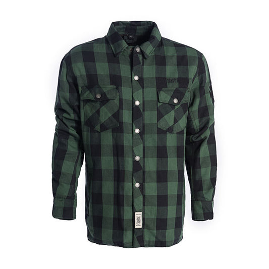 Camisa Kevlar West Coast Choppers Dominator Verde-Negro - URA Moto