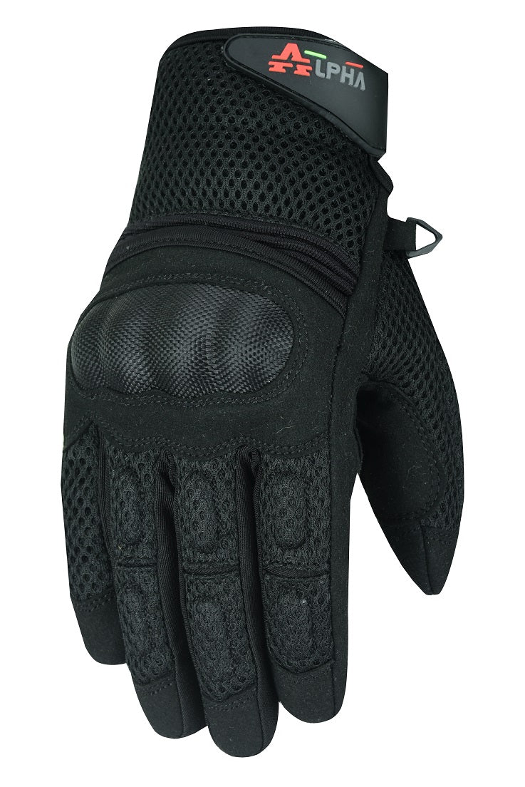 Guantes Moto Alpha Styling Citta Negro - URA Moto