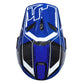 CASCO JUST1 J-22 C FLUO AZUL/NEGRO/BLANCO | Motocross Enduro Carbono - URA Moto