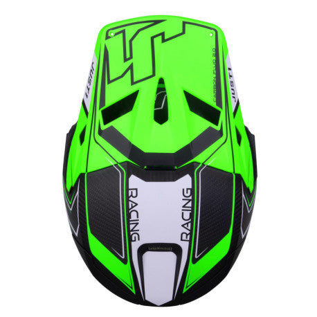 CASCO JUST1 J-22 C FLUO VERDE FLUOR/NEGRO | Motocross Enduro Carbono - URA Moto