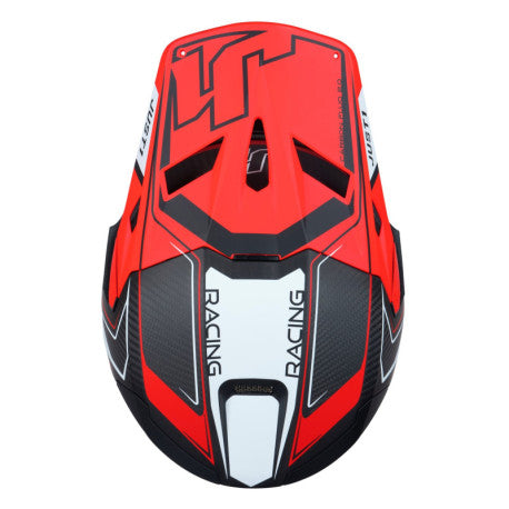 CASCO JUST1 J-22 C FLUO ROJO/BLANCO | Motocross Enduro Carbono - URA Moto
