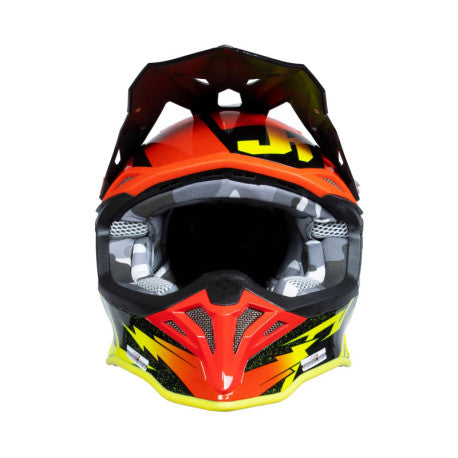 Casco Just1 J-39 Poseidon negro/fluor/rojo | MX Enduro - URA Moto