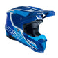 Casco Just1 J-40 Flash blanco/azul | MX Enduro - URA Moto