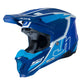 Casco Just1 J-40 Flash blanco/azul | MX Enduro - URA Moto