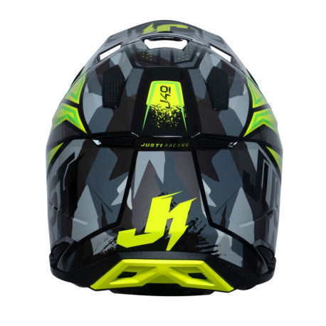 Casco Just1 J-40 Shooter Camo fluor/negro | MX Enduro - URA Moto