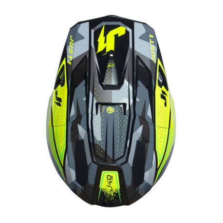 Casco Just1 J-40 Shooter Camo fluor/negro | MX Enduro - URA Moto