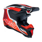 Casco Just1 J-40 Flash blanco/rojo/negro | MX Enduro - URA Moto