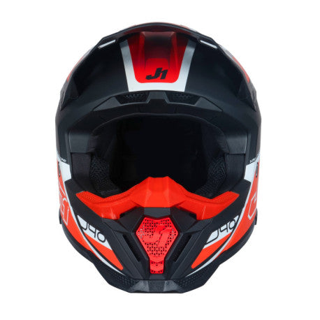 Casco Just1 J-40 Flash blanco/rojo/negro | MX Enduro - URA Moto
