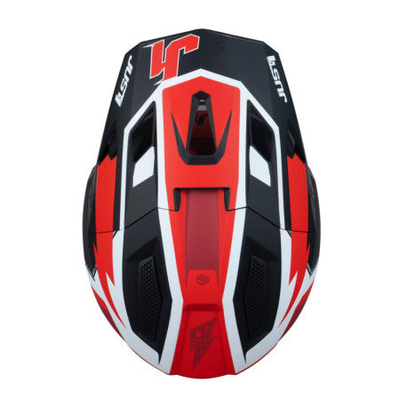 Casco Just1 J-40 Flash blanco/rojo/negro | MX Enduro - URA Moto