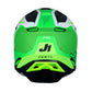 Casco Just1 J-40 Flash blanco/verde/negro | MX Enduro - URA Moto