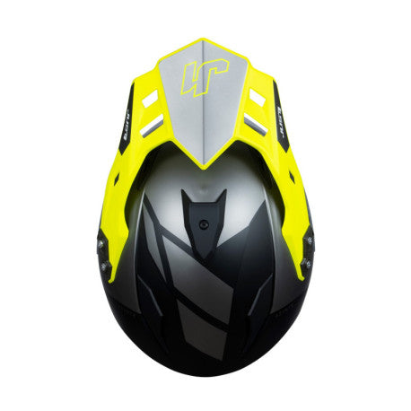 CASCO JUST1 J-34 PRO OUTERSPACE NEGRO/TITANIO/AMARILLO FLUOR | Adventure Trail Enduro - URA Moto