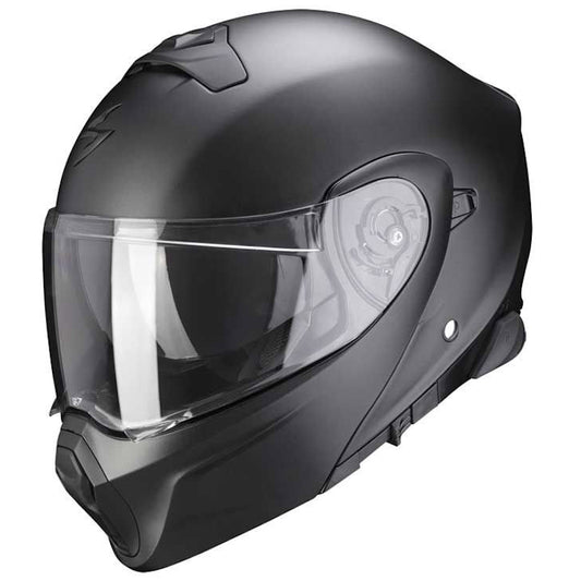 Casco Moto Scorpion EXO-930 SOLID Negro Perla Mate - URA Moto