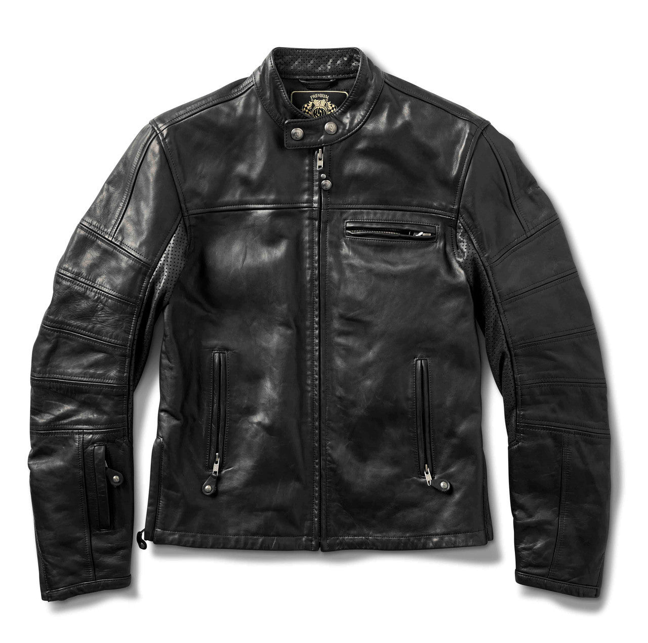Chaqueta Piel Moto Roland Sands Design Ronin Negra - URA Moto