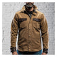 Chaqueta Moto Holy Freedom Coyote Marrón - URA Moto