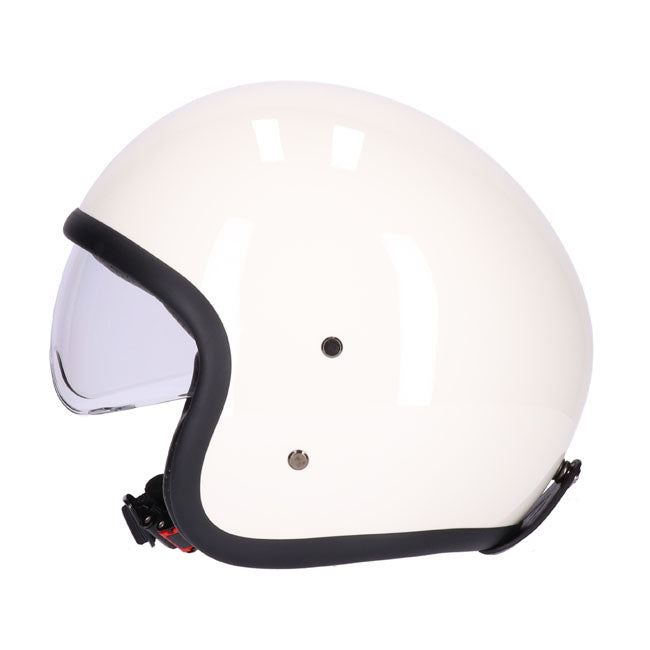 Casco moto Jet Roeg Sundown Vintage Blanco - URA Moto