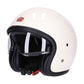 Casco moto Jet Roeg Sundown Vintage Blanco - URA Moto