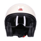 Casco moto Jet Roeg Sundown Vintage Blanco - URA Moto