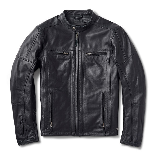 Chaqueta Piel Moto Roland Sands Design Linden 74 Negra - URA Moto