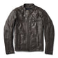 Chaqueta Piel Moto Roland Sands Design Linden 74 Marrón - URA Moto