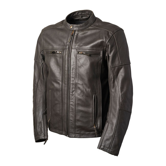 Chaqueta Piel Moto Roland Sands Design Linden 74 Marrón - URA Moto