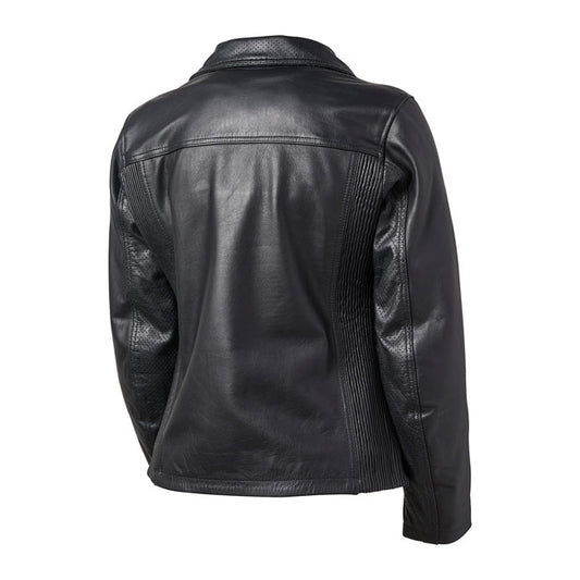 Chaqueta Piel Moto Mujer Roland Sands Design Atherton 74 Negra - URA Moto