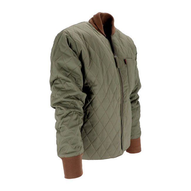 Chaqueta Moto Militar Long Haul 13½ Verde - URA Moto