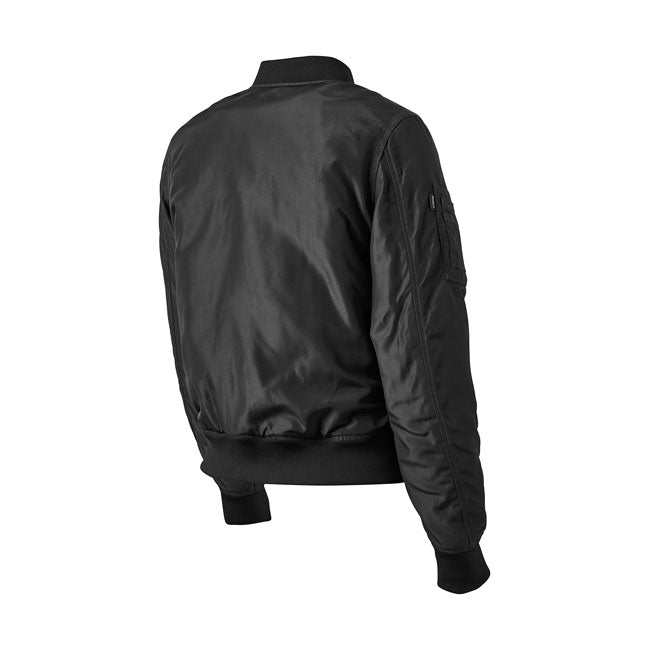 Chaqueta Bomber Moto Mujer Cambria Negra - URA Moto